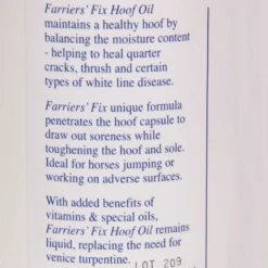 Farrier's Fix Hoof Oil 16oz -Sstack Sales Store 23016 alt e