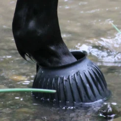 Dura-Tech® Ribbed Rubber Double Lock Bell Boots For Horses -Sstack Sales Store 37494 alt d