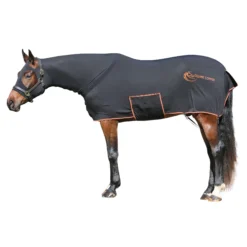 Equine Copper Full Body Bellyband Slicker -Sstack Sales Store 38892 black