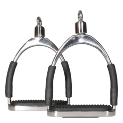Schneiders® Comfort Plus Jointed Stirrup Irons -Sstack Sales Store 43351 silver