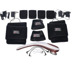 EquiCare LED Therapy® Red Light Wraps, Bell Boots, And Wand Kit -Sstack Sales Store 44586 black