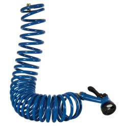 Coil Water Hose With Nozzle